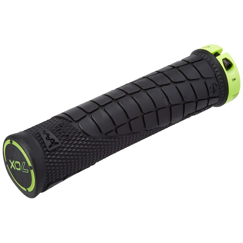 SQlab Unisex 7ox Black Bicycle Grips, Black/Yellow, Yellow Flow Yellow