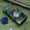 WRAPAHOLIC 30 Inch Peacock Christmas Wrapping Paper Roll - Jumbo