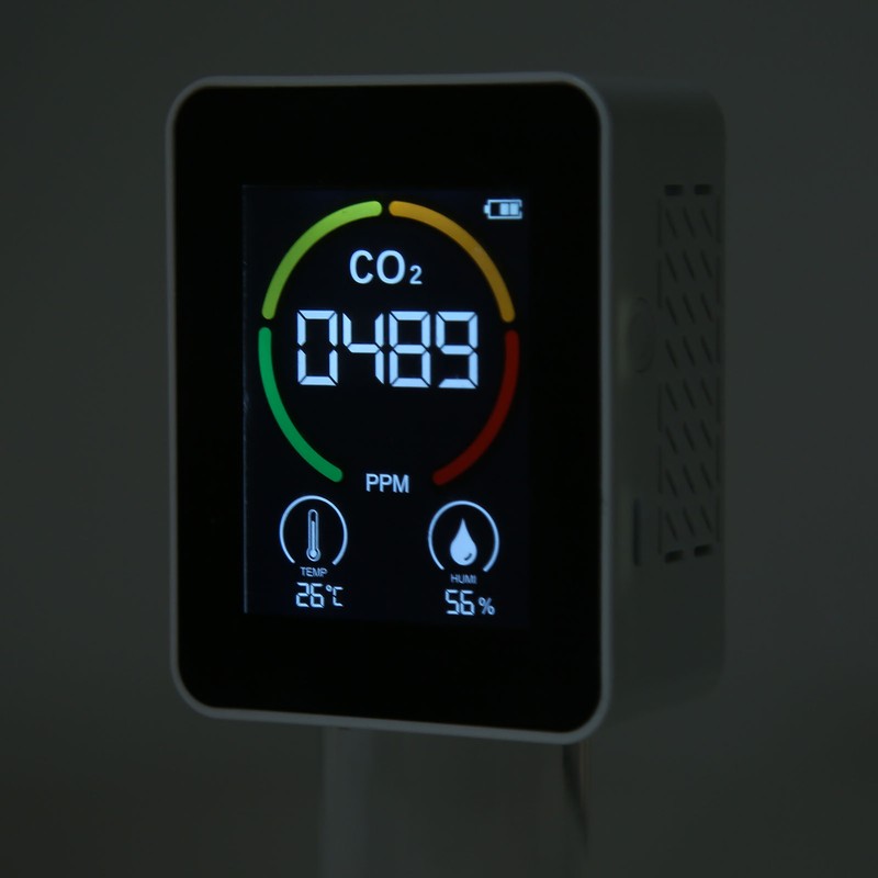 CO2 Detector Carbon Dioxide Monitor Infrared Air Quality Monitor Sensor