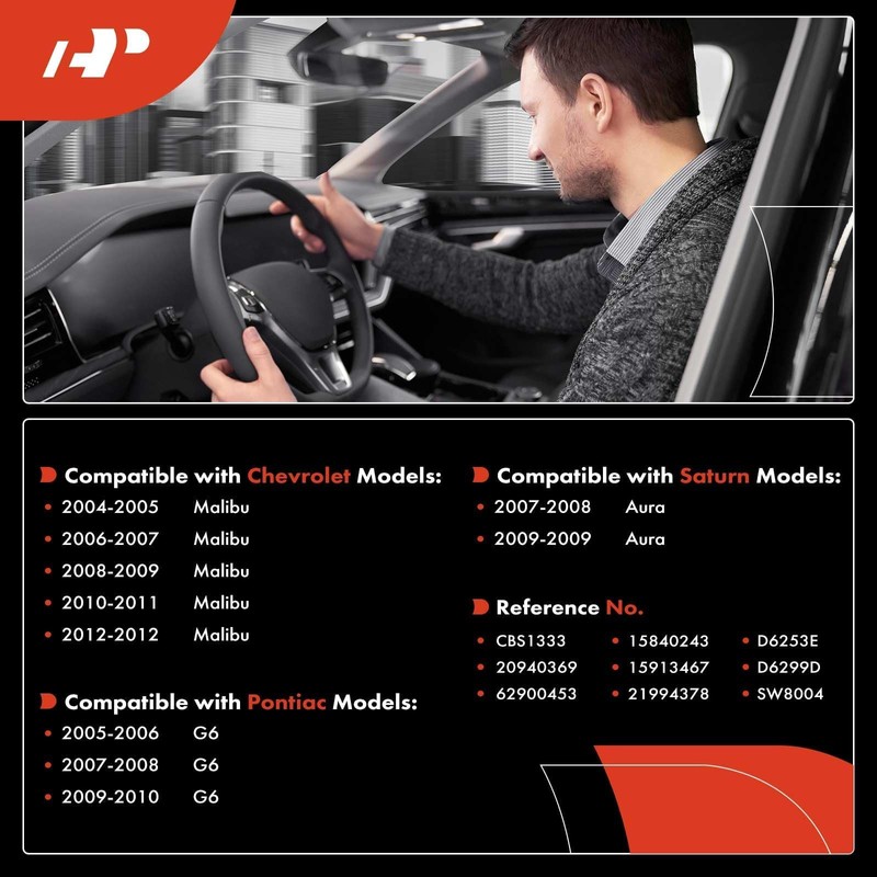 A-Premium Turn Signal Switch Replacement for Chevy Malibu 2004-2012 Pontiac