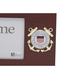 Allied Frame US Coast Guard Medallion Desktop Landscape Picture Frame - 4 x 6 Inch