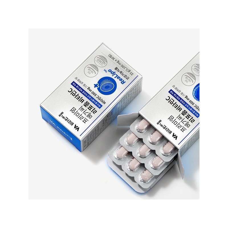 Vitamin Village 프리미엄 메가씨 리포좀 비타민C 6박스 총180정 Premium Mega