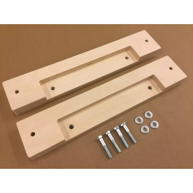 The Plyobox Warehouse 12"x48" Climbing PegBoard w/ 18" mounting brackets,