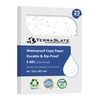 TerraSlate Waterproof Laser Printer Paper – Rip-Proof, Weatherproof, 5 Mil