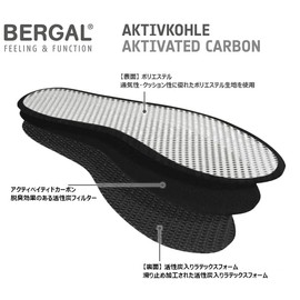 Columbus Bergal Activated Carbon, Deodorizing/Deodorizing, Adjustable Size, gray