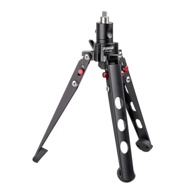 Very stable Justino stand spider for monopods with lockable ball