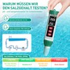 PH Meter Water, PH/TDS/EC/Salinity/Thermometer 5 in 1 pH Value Meter