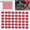 Unbranded Red Engine Bolt Kit For Harley Touring Sportster Trike