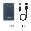 TooQ TQE-2527PB 2.5 Inch HDD Enclosure SATA I/II/III up to