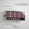 Commercial Kitchen Timer with 12 Channels, Professional LED Digital Timer