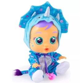 Imc Toys NEW Cry Babies TINA TRICERATOPS Fantasy Baby Doll Dinosaur Costume Exclusive