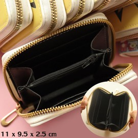 JAHEMU Capybara Purse Cute Water Pig Purse Capibara Leather Wallet Mini Coin Bag Kids Birthday Gift (Pack of 2), beige, capybara