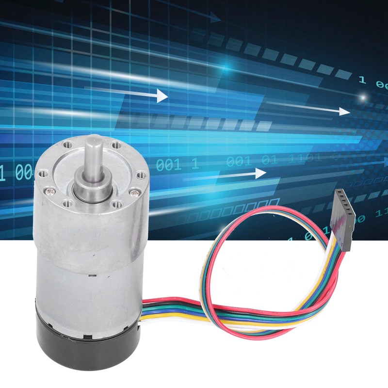 JGB37‑3530 DC12V Encoder Metal Gearmotor Speed Reduction High Torsion Encoder