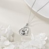 ONEFINITY Schnauzer Gifts Sterling Silver Schnauzer Pendant Necklace Schnauzer Dog