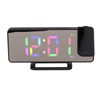 Digital Clock RGB LED Large Screen Mirror Projection Multifunctional Table