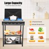 Natural Gas Stove with 5 Burners, Portable 12.5KW Powerful Gas