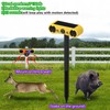 HULPPRE Solar Outdoor Motion Sensor Alarm-13 Sounds Including Dog Barking&Gunshot,2