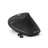 MediaRange ergonomische 6-Tasten Funk-Maus mit optischem Sensor für Rechtshänder, schwarz