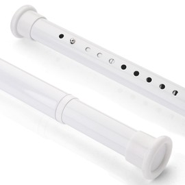 Heavy-duty Tension Curtain Rod, 63-82 Inch,Spring Closet Rod, for Windows or Shower, Easy to Install, No Drilling, No Rust, for Bathroom, Rod Diameter 1.26 Inches