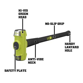 Wilton B.A.S.H 30" Sledge Hammer, 14 Lb Head (21430)