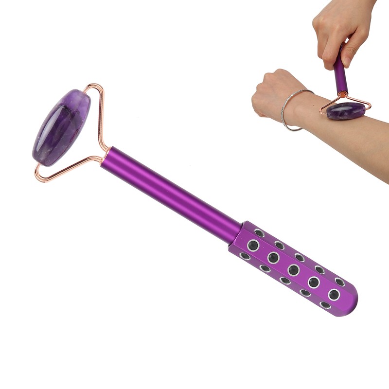 Double Head Germanium Face Massage Roller Portable Facial Skin Tightening