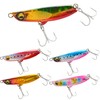KOKO Lures KK-FJ Flounder Metal Jig Set, 1.1 oz (32