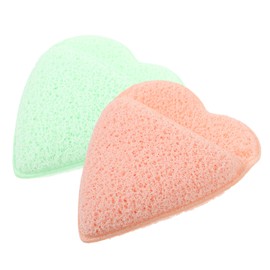 Ipetboom 5sets Face Round Sponges for Cleansing Reusable Makeup Sponges Face Exfoliating Pads 2pcs*5