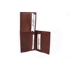 Leatherboss Men's L- Shape Bifold Wallet - Brown 4.3/8" X