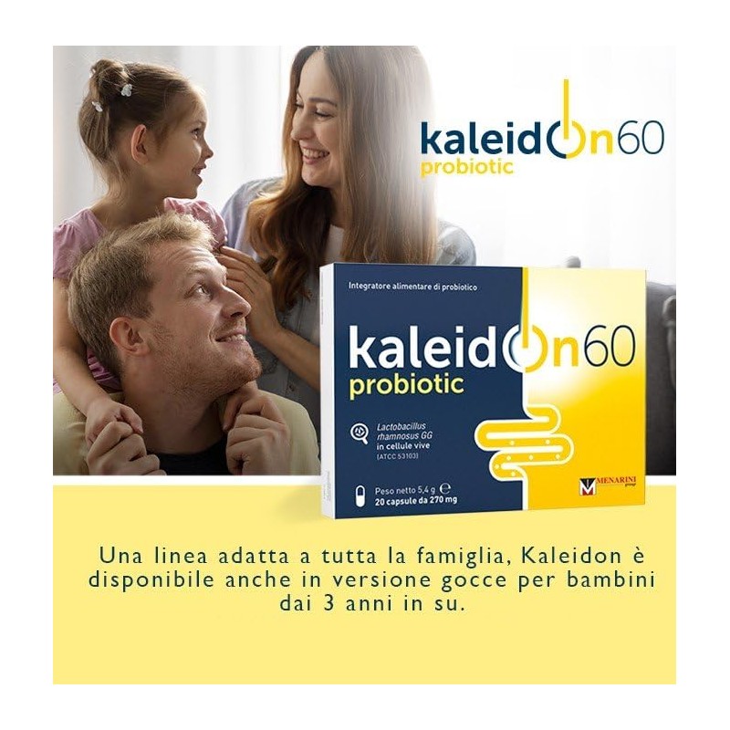 KaleidOn 60 probiotic capsule - Integratore alimentare a base di