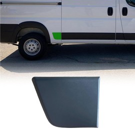 Copgge Rear Side Door Panel Trim Body Side Molding Trim Outside Door Panel Trim Molding Fits for Ram Promaster 1500 2500 3500 2019 2020 2021 2022 2023 2024 136inch Wheel Base (Rear Right Side, Black)