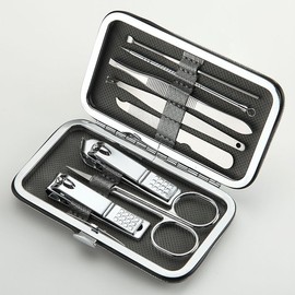 Ownerclan 8-Piece Nail Cut Nail Clipper Set Nail Trimmer (Silver) / 오너클랜 8종 네일컷 손톱깎이세트 손톱정리기 (실버)