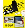 Student Driver Car Magnet Cute Hamster - Weather - Resistant