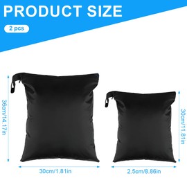 GNHG Pack of 2 Wet Bags, Reusable Dirty Clothes Bag Organiser for Swimsuits, Wetbag Swimming Items, Waterproof Wet Bag with Zip