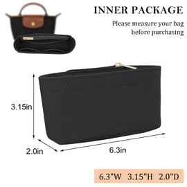 Le Pliage Mini Organiser, Organiser for Longchamp Bag Mini, Bag Organiser for Longchamp Mini, Bag Organiser for Longchamp Bag Women for Mini Size, Organiser Insert, Single Mini