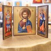 Orthodox Triptych Icon – Folding Wooden Byzantine Icon – Christian