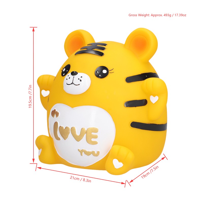 Tiger Piggy Bank Fall Resistant Cute Little Tiger Children Piggy