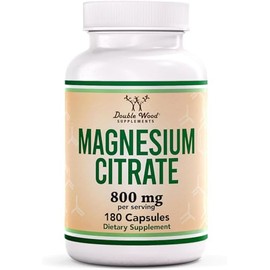 Double Wood Supplements MAGNESIUM CITRATE 800mg 180 capsules