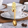 LATRAT Set of 4 Mermaid Coffee Spoons, Stainless Steel Spoons,