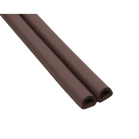 光(Hikari) 戸当りクッションテープ D型 6x9mm 2.4M 茶色 KD8-2