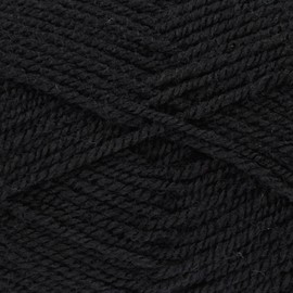 King Cole Big Value Double Knit Knitting Yarn Acrylic DK Wool 50g Ball (Black - 4053)