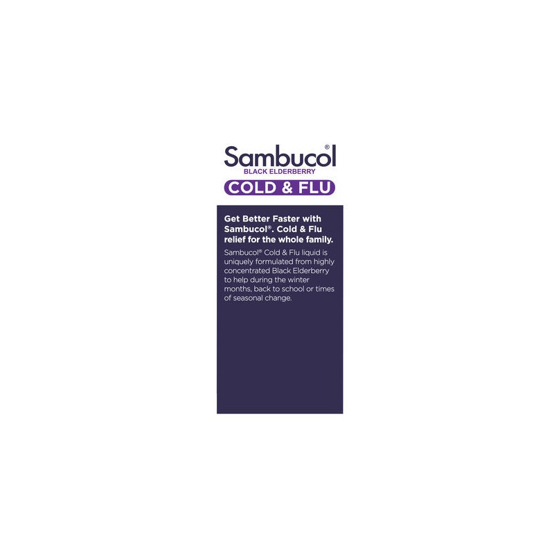 Sambucol Cold & Flu Syrup 120mL