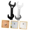 TEHAUX 16 pcs Wrench Shaped Multi Purpose Hanger for Bathroom