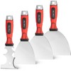 Bates- Putty Knife Set, 4 Pack, Stainless Steel, 4" 5"