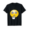 Quiet Sign Smiley Shh T-Shirt