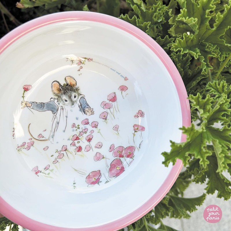 Petit-Day - Ernest and Celestine Pink Bowl - 6M+ -