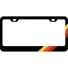 BLVD Toyota Classic Retro Vintage Style Stainless Steel License Plate Frame