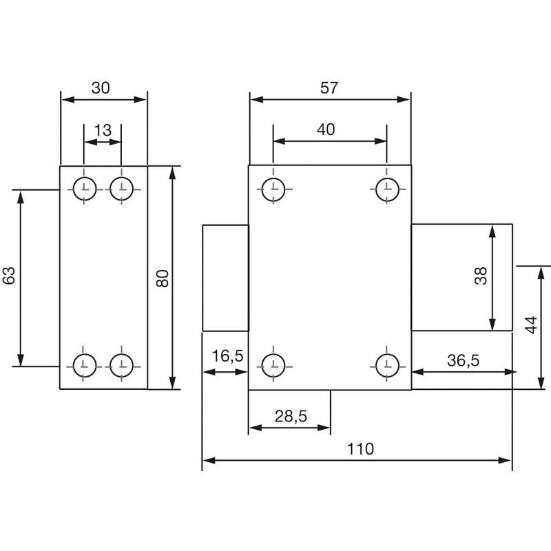 VACHETTE 67632 SC Shutter Lock Cylinder 40 mm