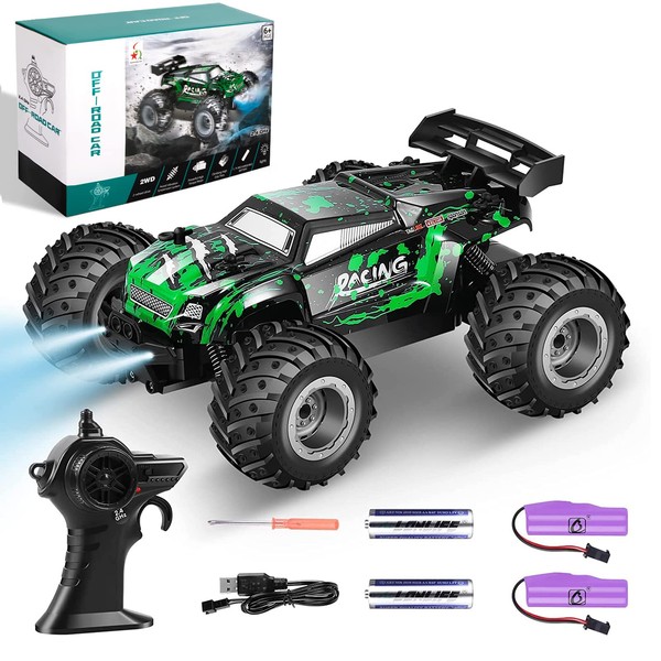 Remote Control Car, Monster Truck Monster Jam with LED Headlight,
