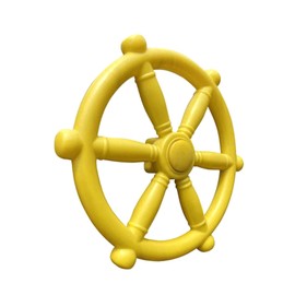 Kokiya Pirate Ship Wheel Playground Accessories Props, Climb with Screws Jungle Gym Steering Wheel for Park Outdoor Tree House
