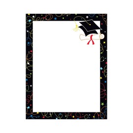 Great Papers! Grad Swirls Letterhead, 50 Count, 8.5"x11" (2012047)